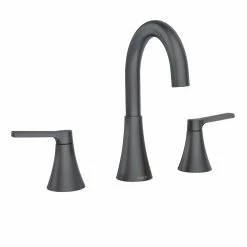 Moen 2-Handle Widespread Lavatory Faucet, Matte Black