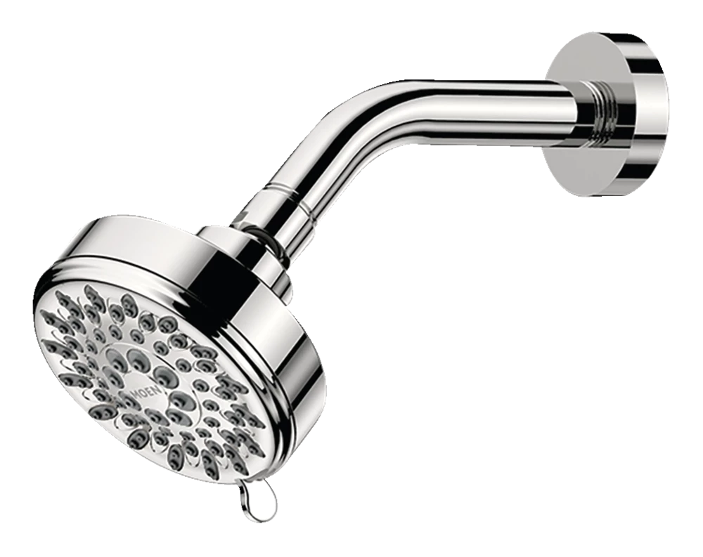 Moen® Ignite 5-Setting 3.75-in Wall Mount Spray Shower Head, Chrome 2 Moen® Ignite 5-Setting 3.75-in Wall Mount Spray Shower Head, Chrome - Image 2