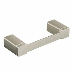 Moen 90-Degree 2-Post Toilet Paper Holder, Brushed Nickel