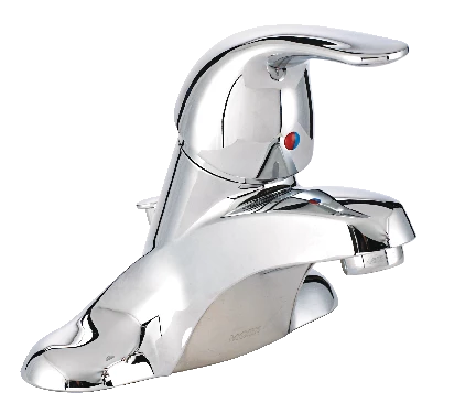 Moen® Adler Single Handle Pivoting Low Arc 4-in Centerset Bathroom Sink Faucet, WaterSense® Certified,Chrome 1 Moen® Adler Single Handle Pivoting Low Arc 4-in Centerset Bathroom Sink Faucet, WaterSense® Certified,Chrome