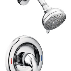 Moen® Adler Single Handle 4-Setting Posi-Temp®Low Arc Faucet, Chrome