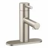 Moen® Align Single Handle High Arc Single Hole Bathroom Sink Faucet, Brushed Nickel