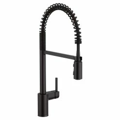Moen® Align Single Handle High Arc Pull Down Sprayer Kitchen Faucet, Matte Black