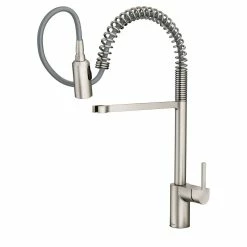 Moen® Align Single Handle Pre-Rinse Pull Down Spot-Resist Kitchen Faucet, Stainless Steel 10 Moen® Align Single Handle Pre-Rinse Pull Down Spot-Resist Kitchen Faucet, Stainless Steel -Moen's Home Comforts moen align 1 handle pulldown kitchen faucet stainless steel 0436e5a7 23d1 41e4 9741 cdc195aae7d8