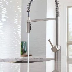 Moen® Align Single Handle Pre-Rinse Pull Down Spot-Resist Kitchen Faucet, Stainless Steel 14 Moen® Align Single Handle Pre-Rinse Pull Down Spot-Resist Kitchen Faucet, Stainless Steel -Moen's Home Comforts moen align 1 handle pulldown kitchen faucet stainless steel 2e7df55b c1b9 44ce b77f 5505eb520d05