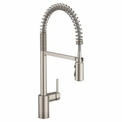 Moen® Align Single Handle Pre-Rinse Pull Down Spot-Resist Kitchen Faucet, Stainless Steel