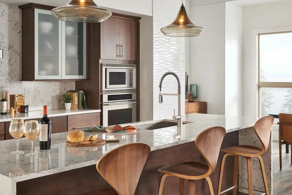 Moen® Align Single Handle Pre-Rinse Pull Down Spot-Resist Kitchen Faucet, Stainless Steel 4 Moen® Align Single Handle Pre-Rinse Pull Down Spot-Resist Kitchen Faucet, Stainless Steel - Image 4