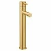 Moen® Align Single Handle High Arc Vessel Single Hole Bathroom Sink Faucet, WaterSense® Certified, Brushed Gold