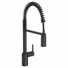 Moen® Align Single Handle Touchless Pull Down Sprayer Kitchen Faucet With MotionSense, Matte Black