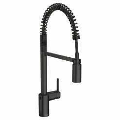 Moen® Align Single Handle Touchless Pull Down Sprayer Kitchen Faucet With MotionSense, Matte Black