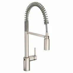 Moen® Align Single Handle Touchless Pull Down Sprayer Kitchen Faucet With MotionSense, Stainless Steel