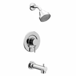 Moen Align Posi-Temp Pressure Balancing Eco-Performance Modern Tub & Shower Trim Kit, Valve Required, Chrome
