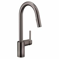 Moen® Align Smart Kitchen Faucet, Black Stainless Steel