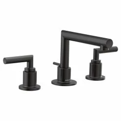 Moen Arris Two-Handle Widespread Bathroom Faucet Trim Kit (Valve Required), Matte Black