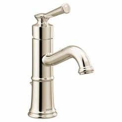 Moen® Belfield Single Handle High Arc Bathroom Sink Faucet, WaterSense® Certified, Nickel