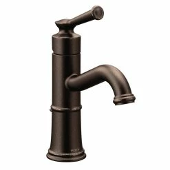 Moen® Belfield Single Handle High Arc Single Hole Bathroom Sink Faucet, WaterSense® Certified, Oil Rubbed Bronze