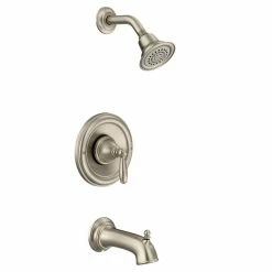 Moen Brantford Posi-Temp Pressure Balancing Tub & Shower Trim Kit, Valve Required, Brushed Nickel