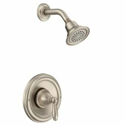 Moen Brantford Posi-Temp Pressure Balancing Shower Valve Trim Kit, Valve Required, Brushed Nickel