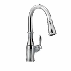 Moen® Brantford Single Handle Touchless Pull Down Sprayer Kitchen Faucet With MotionSense, Chrome