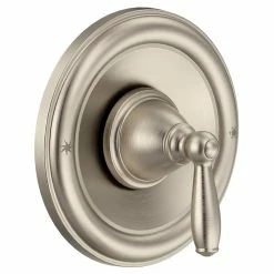 Moen Brantford Posi-Temp Pressure Balancing Traditional Tub & Shower Valve Trim Kit, Valve Required, Brushed Nickel
