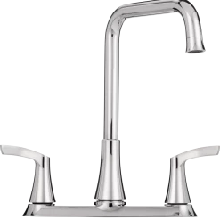 Moen® Danika Double Handle Kitchen Faucet, Chrome