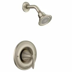 Moen EVA One Handle Posi-Temp Shower Trim Kit, Valve Required, Brushed Nickel
