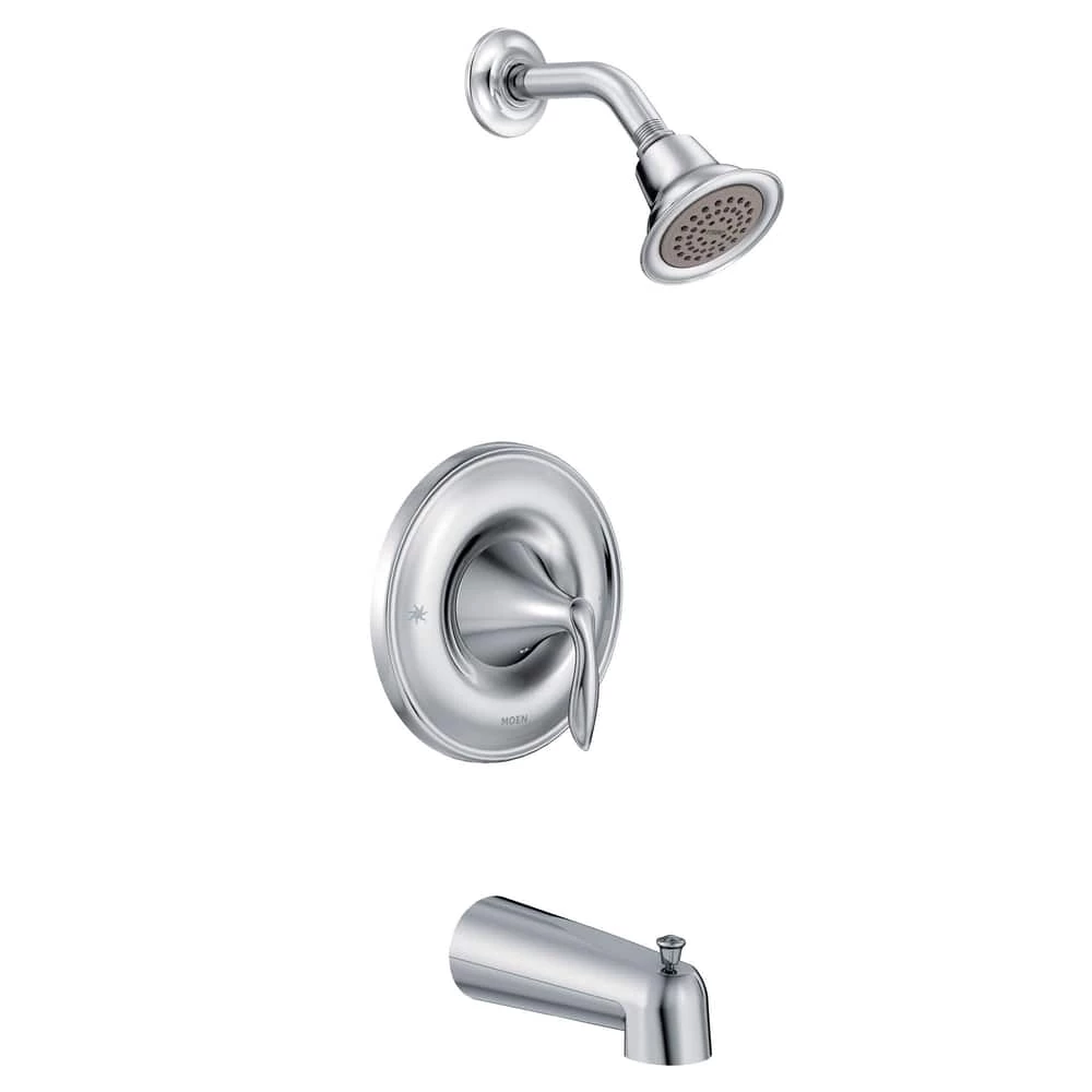 Moen EVA Posi-Temp Tub & Shower Trim Kit, Valve Required, Chrome 1 Moen EVA Posi-Temp Tub & Shower Trim Kit, Valve Required, Chrome