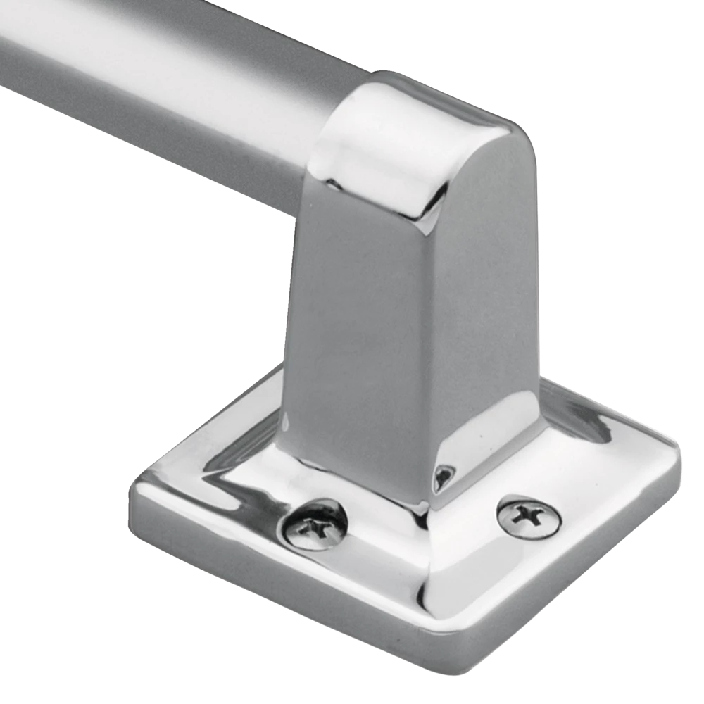Moen® Home Care Exposed Safety Bathroom Grab Bar, Chrome, 0.88x24-in 1 Moen® Home Care Exposed Safety Bathroom Grab Bar, Chrome, 0.88x24-in