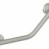 Moen® Home Care Angled Safety Bathroom Grab Bar With Grip Pad, Brushed Nickel, 1.25x16-in