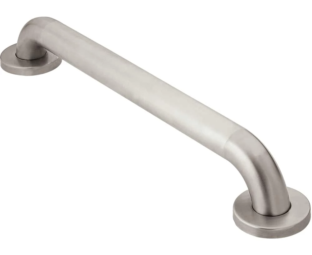 Moen® Home Care Concealed Safety Bathroom Screw Grab Bar, Peened Stainless Steel, 1.5x18-in 2 Moen® Home Care Concealed Safety Bathroom Screw Grab Bar, Peened Stainless Steel, 1.5x18-in - Image 2