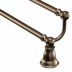 Moen Kingsley 24-in Double Towel Bar, Oil-Rubbed Bronze