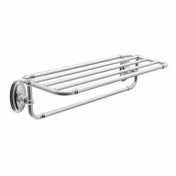 Moen Kingsley Hotel Towel Shelf, Chrome, 24 X 9.6-in