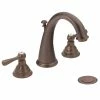 Moen Kingsley Two-Handle Widespread High-Arc Bathroom Faucet (Valve Required), Oil Rubbed Bronze