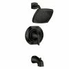Moen Lindor Posi-Temp Tub/Shower, Matte Black