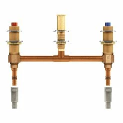 Moen M-PACT Valve M-Pact 2-Handle Roman Tub Valve With 10-in Centers, 1/2-in PEX & 1/2-in Cold Expansion PEX Adapters