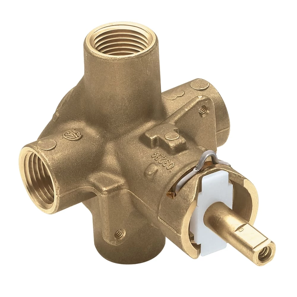 Moen M-PACT Brass Tub & Shower Valve, 1/2-in IPS Connection 1 Moen M-PACT Brass Tub & Shower Valve, 1/2-in IPS Connection
