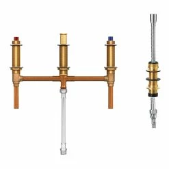 Moen M-PACT Tub Valve With Hand Shower Diverter, 10-in Center