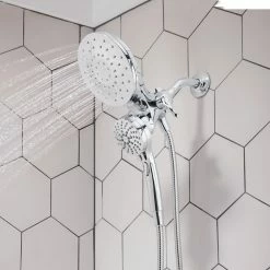Moen® Magnetix 6-Setting Rain & Handheld Shower Head Combo, Chrome -Moen's Home Comforts moen magnetix combo 2 5gpm chrome 8cc99988 2765 4d3c acaf d6ed62b813e6