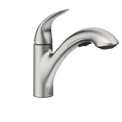 Moen® Medina Single Handle Pull Out Kitchen Faucet, Brushed Nickel