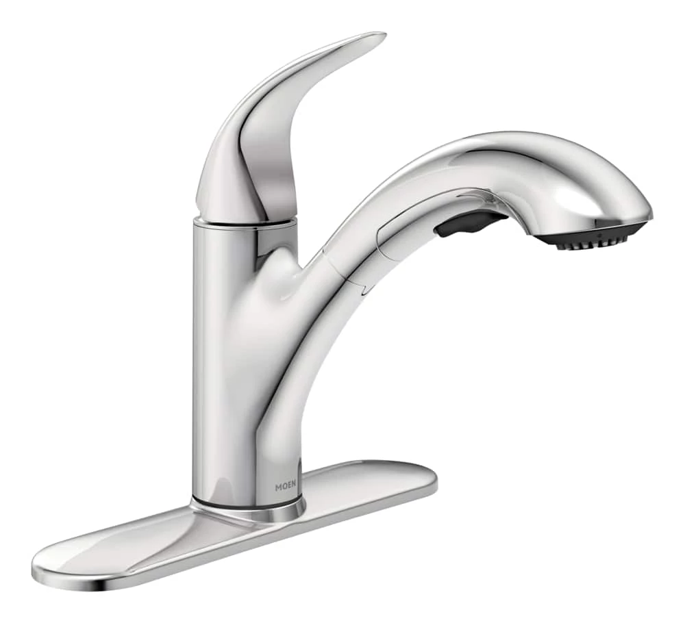 Moen® Medina Single Handle Pull Out Kitchen Faucet, Chrome 1 Moen® Medina Single Handle Pull Out Kitchen Faucet, Chrome