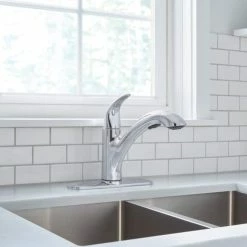 Moen® Medina Single Handle Pull Out Kitchen Faucet, Chrome 7 Moen® Medina Single Handle Pull Out Kitchen Faucet, Chrome -Moen's Home Comforts moen medina chrome kitchen faucet pullout 43152a81 a5d9 4365 872b fa7705e749b0