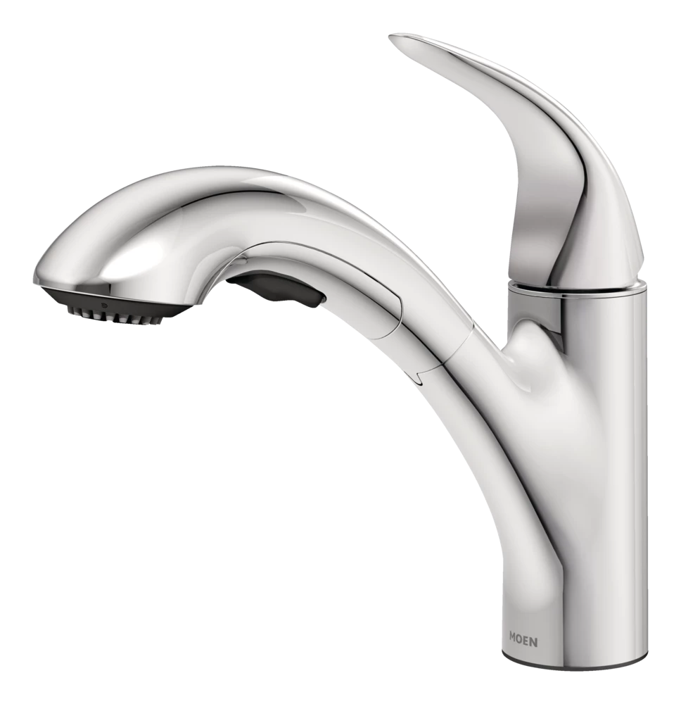 Moen® Medina Single Handle Pull Out Kitchen Faucet, Chrome 3 Moen® Medina Single Handle Pull Out Kitchen Faucet, Chrome - Image 3