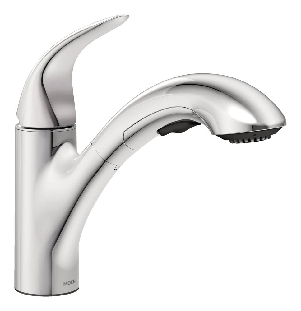 Moen® Medina Single Handle Pull Out Kitchen Faucet, Chrome 2 Moen® Medina Single Handle Pull Out Kitchen Faucet, Chrome - Image 2