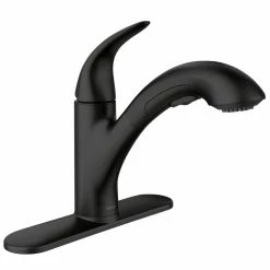 Moen Medina One-Handle Pullout Kitchen Faucet, Matte Black