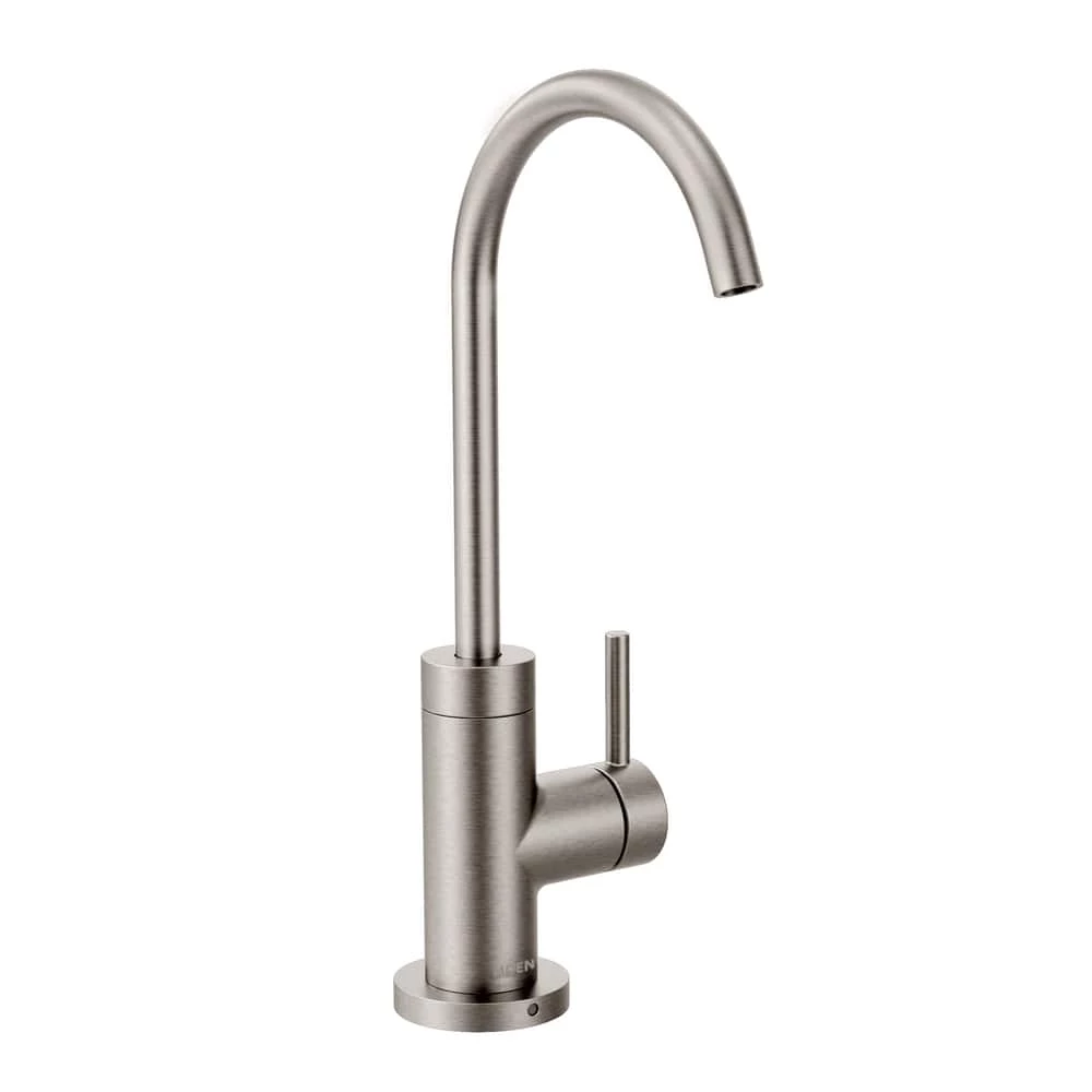 Moen Sip Modern 1-Handle Kitchen Beverage Faucet, Stainless Steel 1 Moen Sip Modern 1-Handle Kitchen Beverage Faucet, Stainless Steel