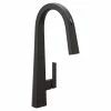 Moen Nio Smart Pulldown Kitchen Faucet, Black Stainless Steel