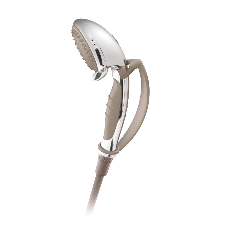 Moen® Home Care Pause Control Massage Handheld Shower Head With Secure Grip, Chrome 1 Moen® Home Care Pause Control Massage Handheld Shower Head With Secure Grip, Chrome