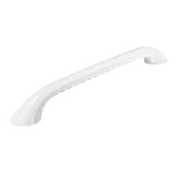 Moen® Home Care Plastic Safety Bathroom Grab Bar With Curl Grip, White, 1.5x24-in