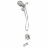 Moen Posi-Temp Tub/Shower With Magnetix, Brushed Nickel