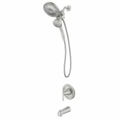 Moen Posi-Temp Tub/Shower With Magnetix, Brushed Nickel